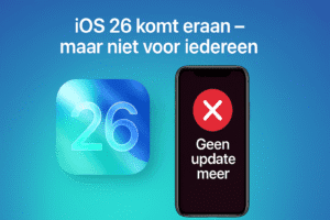 GEFIXT. iOS 26 Niet voor alle telefoons