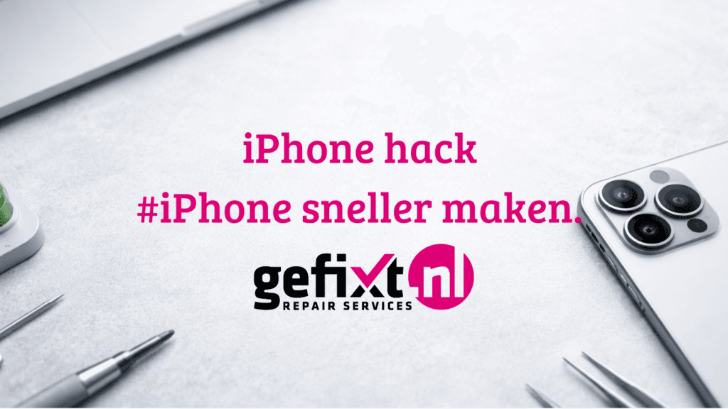 iPhone sneller